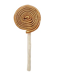 PIRULETA DE PATO Y BACALAO 10 cm. 50 unidades